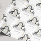 Christmas Gift Wrapping Paper, Personalised Kids Christmas Wrapping Paper, Penguin Christmas Gift Wrap for Her for Him