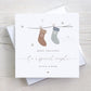 Personalised Christmas Card for a Special Couple, to a Special Family, to All of You, to Both of You, Couple/Family Stockings Xmas Card