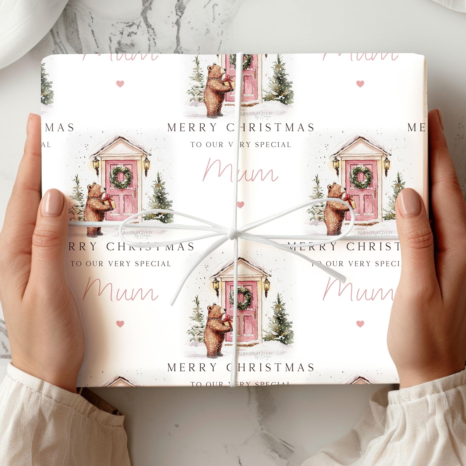 Christmas Card for Her, Personalised Christmas Card for Mum, Grandma, Daughter, Granddaughter, Sister, Niece, Goddaughter, Aunt, Friend