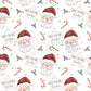 Kids Christmas Gift Wrapping Paper, Personalised Santa Christmas Wrapping Paper, Santa Claus Xmas Gift Wrap for Little Boy, Little Girl