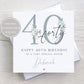 Personalised Milestone Birthday Card, 30th 40th 50th 60th 70th 80th Any Age Birthday Card for Mum, Daughter, Granddaughter, Sister, Friend