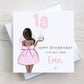 Personalised Milestone Birthday Card, Custom 16th 18th 21st 30th Birthday Card for Daughter, Granddaughter, Sister, Niece, Friend