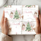 Girl's Christmas Gift Wrapping Paper, Personalised Girl's Christmas Wrapping Paper, Pink Fairy Xmas Gift Wrap for Her, Magical Christmas