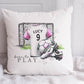 Personalised Football Cushion, Boys & Girls Football Gift, Kids Bedroom Decor, Kids Football Pillow, Name and Number on Shirt, Colour Choice