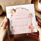 Fairy First Birthday Gift Wrapping Paper, Personalised Fairy 1st Birthday Gift Wrap & Card for Daughter, Granddaughter, Niece, Little Girl