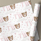 Personalised 2nd Birthday Card, Teddy Bear Second Birthday Card for Daughter, Granddaughter, Niece, Sister Two Cute Card for 2 Year Old Girl