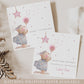 Birthday Card for Girls, Personalised 2nd Birthday Card, 3rd, 4th Any Age Birthday Card for Daughter, Granddaughter, Niece, Cute Teddy Bear