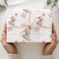 Girl's Birthday Gift Wrapping Paper, Personalised 2nd, 3rd, 4th Any Age Birthday Gift Wrap & Card for Daughter, Granddaughter, Niece, Girls