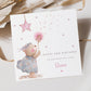Girl's Birthday Gift Wrapping Paper, Personalised 2nd, 3rd, 4th Any Age Birthday Gift Wrap & Card for Daughter, Granddaughter, Niece, Girls