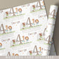 Boy's Birthday Gift Wrapping Paper, Personalised 2nd, 3rd, 4th Football Birthday Gift Wrap & Card for Son, Grandson, Nephew, Lion Giraffe