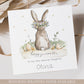 Personalised Easter Card, Cute Bunny Easter Card for Girls, Daughter, Granddaughter, Niece, Goddaughter Any Relation, Happy Easter Gift Card