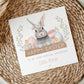 Girl's Easter Card, Personalised Happy Easter Card for Daughter, Granddaughter, Great Granddaughter, Niece, Goddaughter, Easter Bunny Card