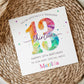 13th Birthday Card for Girls, Personalised Happy 13th Birthday Card Gift Wrap for Daughter, Granddaughter, Sister, Niece, Official Teenager