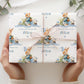 First Easter Gift Wrapping Paper, Personalised 1st Easter Gift Wrap for Son, Grandson, Great Grandson, Nephew, Easter Bunny Gift Wrap