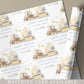 Easter Gift Wrapping Paper, Personalised Digger Easter Gift Wrap for Son, Grandson, Great Grandson, Nephew, Diggin' Easter Gift Wrap & Card