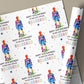 Football Birthday Card, Personalised 7th, 8th, 9th, 10th, Any Age Birthday Card for Son, Grandson, Brother, Nephew, Soccer Birthday Card