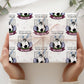 Football Easter Gift Wrapping Paper, Personalised Football Easter Gift Wrap for Boys and Girls, Happy Easter Football Bunny Gift Wrap & Card