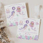 Mermaid Birthday Gift Wrapping Paper, Personalised Mermazing 2nd 3rd 4th Any Age Birthday Gift Wrap and Card, Daughter, Granddaughter, Girls