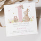 Girl's 1st Easter Gift Wrapping Paper, Personalised for Daughter, Granddaughter, Niece, Girls, Happy First Easter Gift Wrap, Cute Bunny Wrap