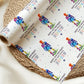 Football Birthday Gift Wrapping Paper, Personalised Any Age Soccer Birthday Gift Wrap & Card for Son, Grandson, Great Grandson, Nephew, Boys
