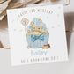 Dog Birthday Card, Personalised Happy Woofday Card for Any Age, Pink or Blue Pupcake Card, 1st Birthday Card for Dogs, Dog Birthday Gift