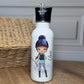 Horse Rider Water Bottle, Personalised Horse Riding 600ml Stainless Steel Bottle, Custom Character, Horse Lover Gift, Equestrian Gift