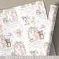 3rd Birthday Gift Wrapping Paper, Personalised 3rd Birthday Woodland Fairy Gift Wrap for Daughter, Granddaughter, Niece, Age 3 Gift Wrap
