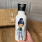 Horse Rider Water Bottle, Personalised Horse Riding 600ml Stainless Steel Bottle, Custom Character, Horse Lover Gift, Equestrian Gift