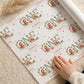 Berry First Birthday Wrapping Paper, Personalised 1st Strawberry Birthday Gift Wrap for Daughter, Granddaughter, Niece, Sweet One Birthday