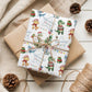 Christmas Dinosaur Gift Wrapping Paper for Kids, Personalised Fun Dino Xmas Gift Wrap for Boys, for a Roarsome Son, Grandson, Nephew