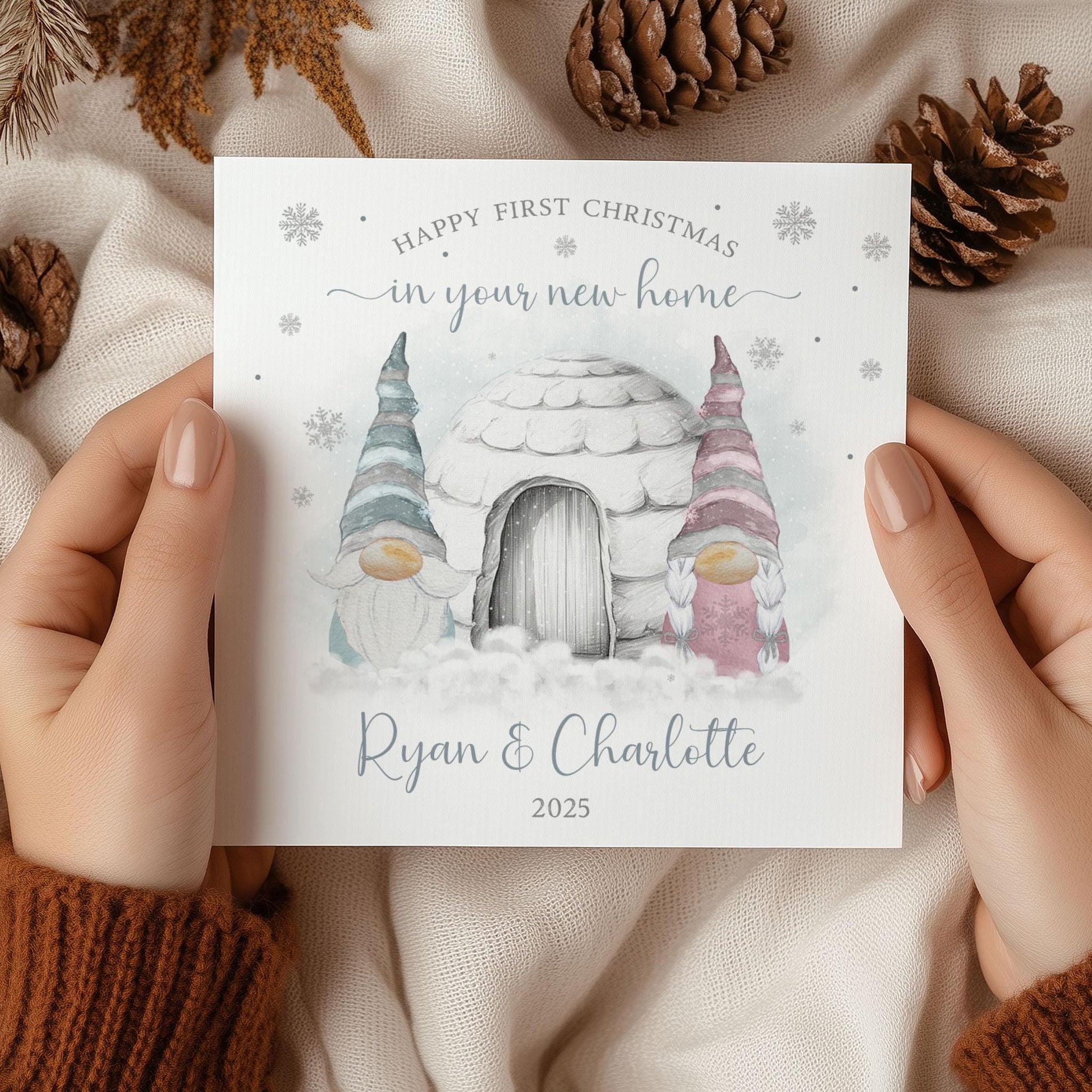 Personalised First Christmas In Your New Home Card
