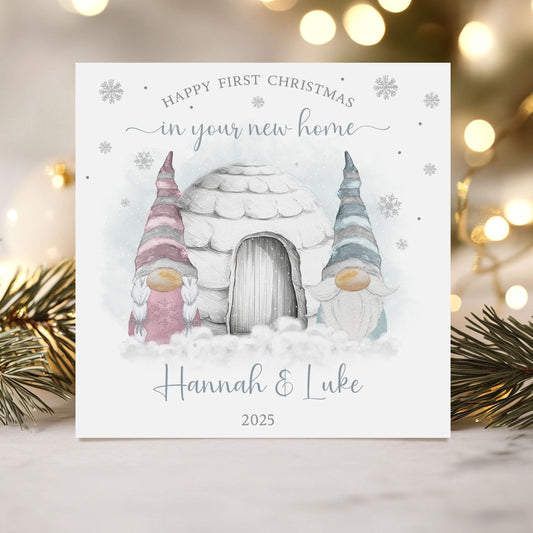 Personalised First Christmas In Your New Home Card
