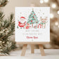 Personalised Girl's Christmas Card