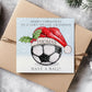 Personalised Football Christmas Card