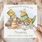 Dinosaur Easter Card for Boys - Grandson, Son, Nephew, Godson - Fun Dino Egg Hunt Easter Cards