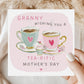 Tea-rific Mother’s Day Card – Cute Teacup Card for Mum, Nan or Granny